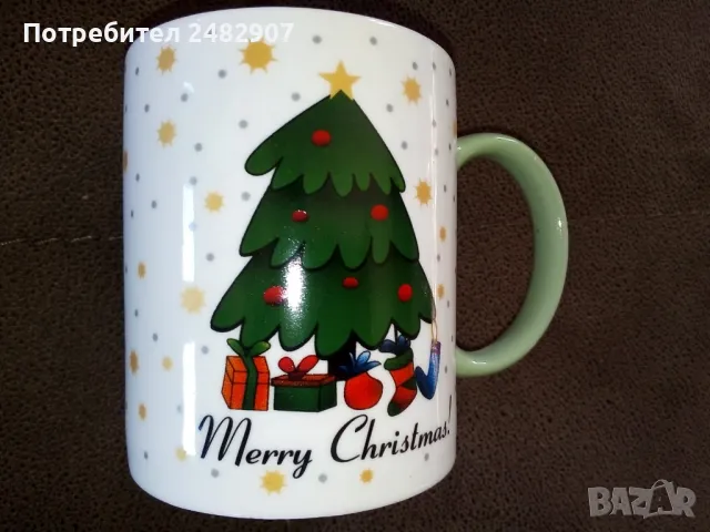 Коледна чаша за чай/капучино, снимка 3 - Чаши - 48267040