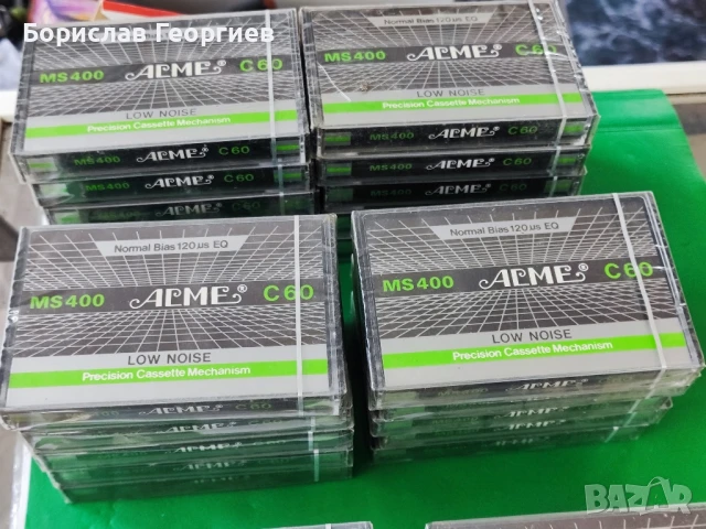 Нови касетки acme ms 400 c60, снимка 3 - Аудио касети - 50518233