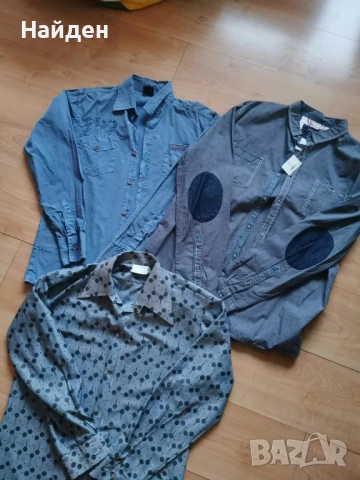 Нови мъжки ризи Blend, House Clth размери M, L, снимка 2 - Ризи - 33271606
