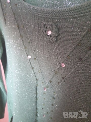 Дамска блуза резидаво зелен цвят, снимка 4 - Блузи с дълъг ръкав и пуловери - 28321417