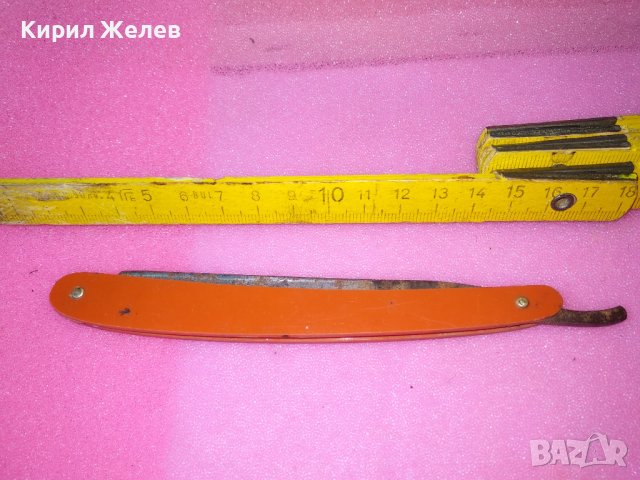 Старинен РЯДЪК с ЩЕМПЕЛ на ОСТРИЕТО - ERN 1166 - КОЛЕКЦИОНЕРСКИ БРЪСНАЧ 43171, снимка 5 - Антикварни и старинни предмети - 44010373