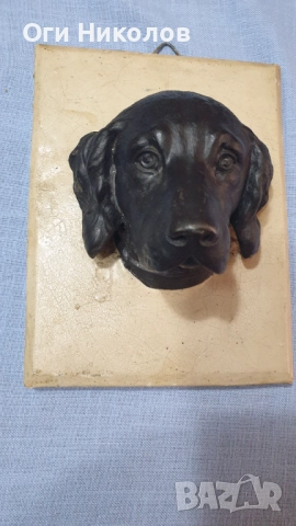 Метална пластика на ловно куче, снимка 2 - Антикварни и старинни предмети - 52016846