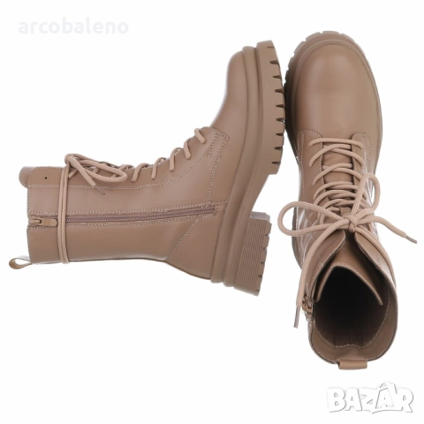 Дамски боти с връзки, 3цвята , снимка 3 - Дамски боти - 52148594