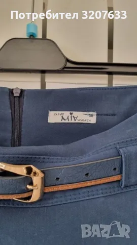 Елегантна дамска пола с коланче, снимка 4 - Поли - 50058041