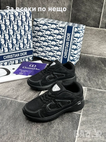 Christian Dior Дамски Черни Маратонки👟Дамски Спортни Обувки В Черен Цвят Кристиян Диор Код E1062, снимка 2 - Маратонки - 52206928