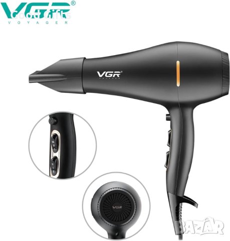 Професионален сешоар VGR 433, снимка 8 - Сешоари - 42989028