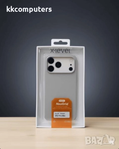 Калъф PVC X-Level NeoGrid MagSafe / Сив / за iPhone 17 Pro 6.3 Баркод : 3133403