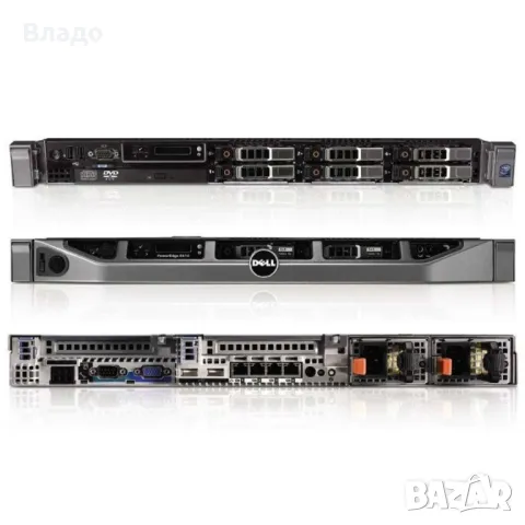 Server/сървър Dell Power Edge R610, 96GB DDR3 ECC, 2x 136GB SAS, 1x 256GB SSD, снимка 1