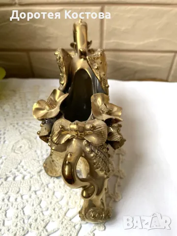Красив позлатен порцеланов слон от Англия , снимка 12 - Антикварни и старинни предмети - 49742941