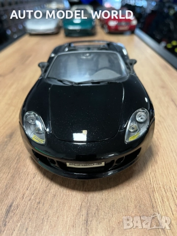 BBUARGO колекционерски модел PORSCHE CARRERA GT 2002 г. 1:18 мащаб, снимка 4 - Колекции - 52879350