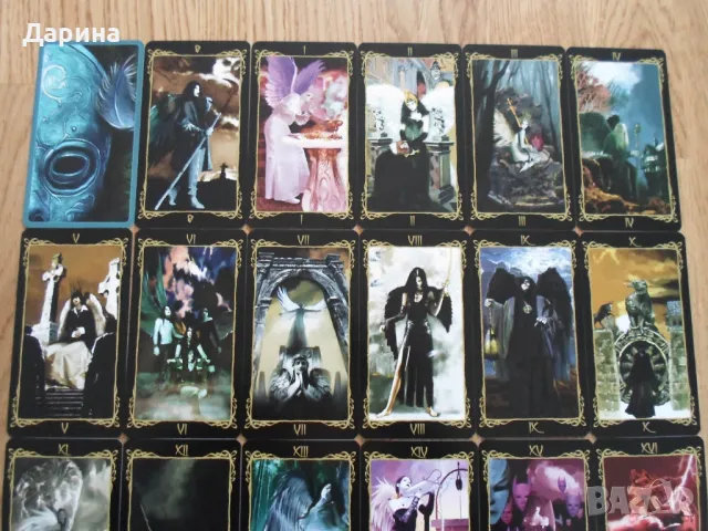 Оригинални ТАРО КАРТИ Dark Angels на Lo Scarabeo, снимка 3 - Езотерика - 40688084