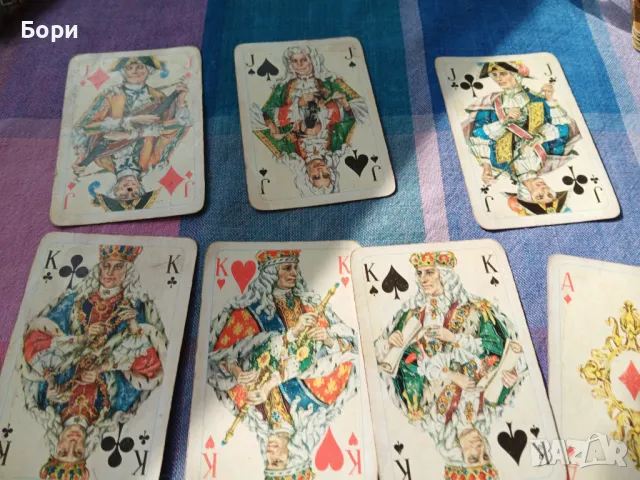 Rokoko ГДР стари карти червен гръб  /1, снимка 6 - Карти за игра - 49393524