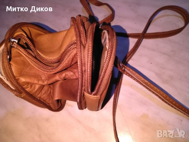 Чанта за през рамо сгъваема естествена кожа нова 140х103х90мм и 103х100х55мм, снимка 4 - Чанти - 43991010