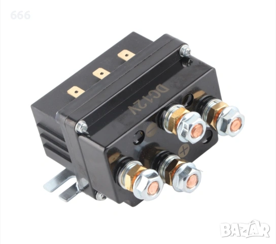 Лебедка соленоидно реле 12V 500A 10x8.7x5.5cm, за ATV UTV, снимка 4 - Друга електроника - 53460123