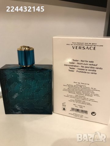 Versace Eros 100ml EDT Tester  промоция , снимка 2 - Мъжки парфюми - 33072755