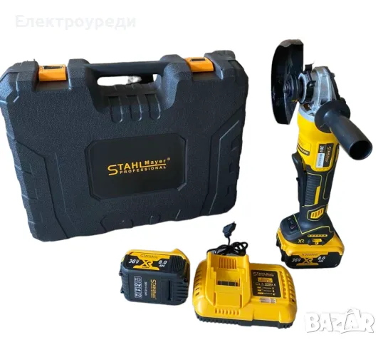 ПРОМО Ъглошлайф и Винтоверт 36V 8,0AH Акумулаторен Комплект XR 125мм 4 броя батерии, снимка 4 - Други инструменти - 47608041
