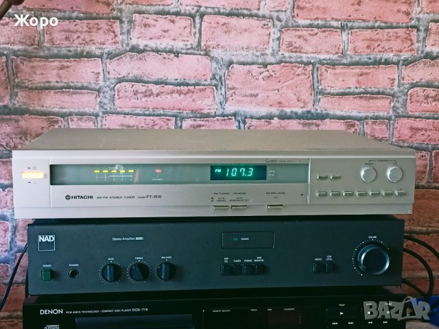 Рядък метален тунер Hitachi FT-R10 (10 серия), снимка 6 - Ресийвъри, усилватели, смесителни пултове - 36960079