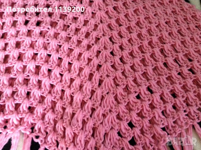 розово пончо, снимка 3 - Детски пуловери и жилетки - 27139772