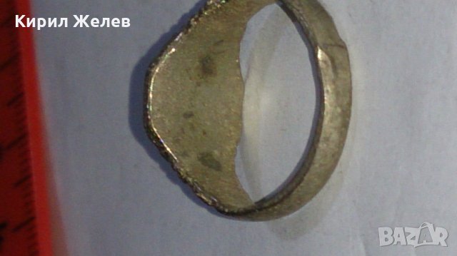 Старинен пръстен сачан орнаментиран -73141, снимка 4 - Антикварни и старинни предмети - 29013689