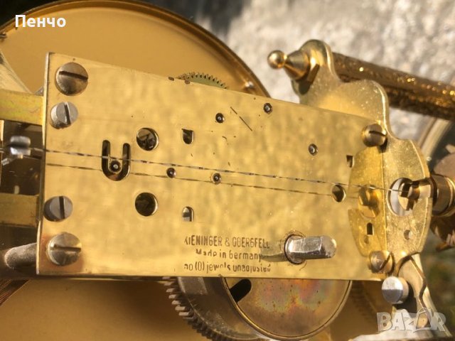 старинен, голям годишен/400 дневен/ часовник "KUNDO" - MADE IN GERMANY, снимка 14 - Антикварни и старинни предмети - 40690821