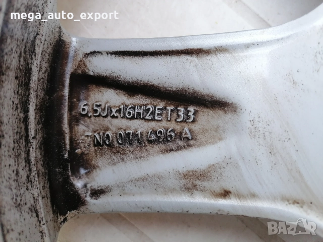 4 бр. оригинални джанти за Vw,Audi, Skoda 5X112 mm 16 цола, снимка 6 - Гуми и джанти - 52743051