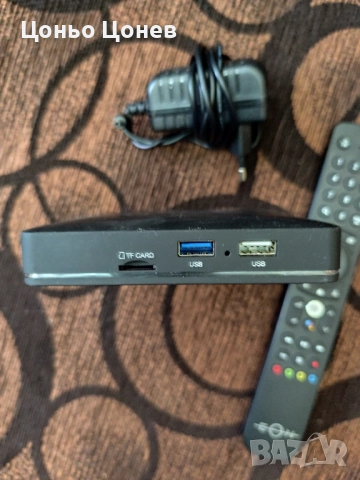 Tv box EON STB KNSTB02 4K Android TV, снимка 4 - Плейъри, домашно кино, прожектори - 51754669