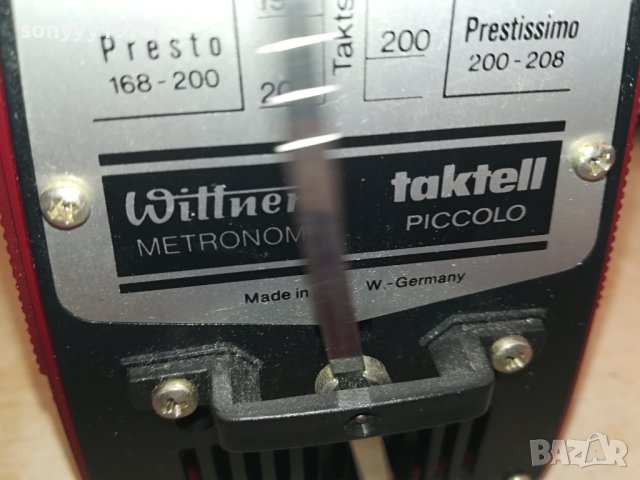 немски метроном в опаковка 1312230827M, снимка 6 - Антикварни и старинни предмети - 43389369