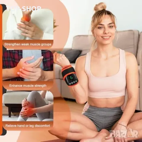 Нов Микротоков масажен уред с дистанционно и регулируема топлина, снимка 8 - Тримери - 49804821