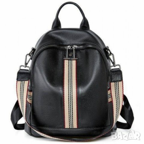 Дамска чанта-раница от естествена кожа 1153, снимка 1