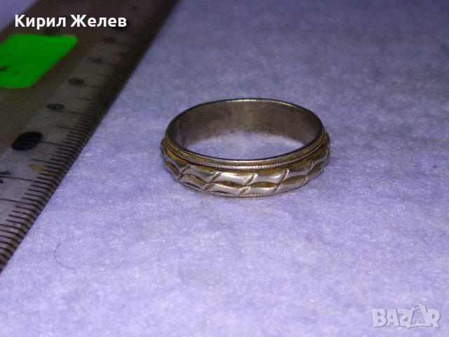 ИЗИСКАН ОРНАМЕНТИРАН СРЕБЪРЕН ПРЪСТЕН СРЕБРО 925 ДВУКОМПОНЕНТЕН ВЪРТЯЩ се Тип ХАЛКА 40223, снимка 13 - Пръстени - 43221567