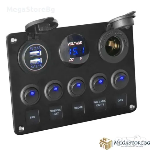 ТАБЛО С ВОЛТМЕТЪР, БУКСИ И ЕЛ.КЛЮЧЕТА 145