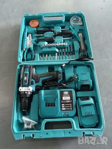 Комплект акумулаторен винтоверт – 30 части