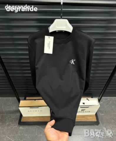 НАМАЛЕНА Мъжка памучна блуза Calvin Klein 