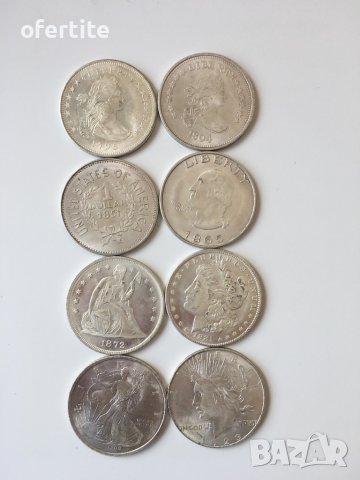 ✅ Стари монети 🔝 Долари, снимка 2 - Други ценни предмети - 36771811