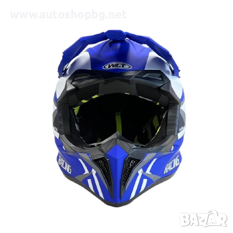 Кросова каска 127 - размер XL - Blue / White 2, снимка 5 - Аксесоари и консумативи - 51634332