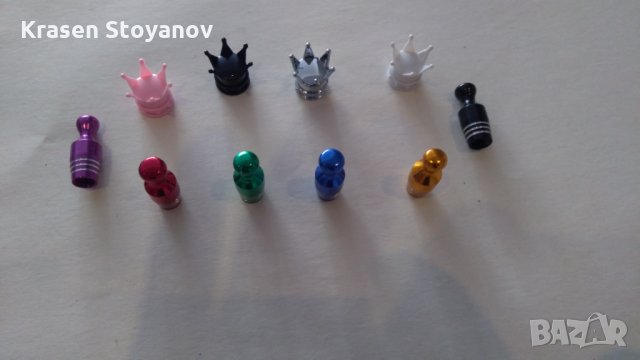 Капачки за вентили на велосипед, колело,кола, мотор, мотор, скутер и т.н., снимка 1