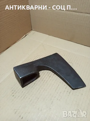 Соц Стара Ръчно Кована Брадва Номер 8. 1.700кг., снимка 2 - Антикварни и старинни предмети - 49924459