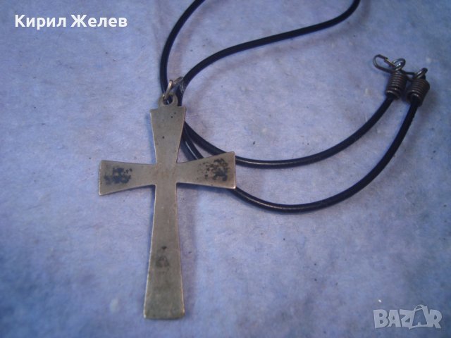 ПОСРЕБРЕНО СТИЛНО АРТ КРЪСТЧЕ - КОЛИЕ 27453, снимка 8 - Колиета, медальони, синджири - 36950630