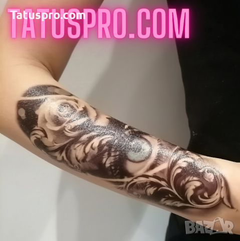 Временна татуировка ”Eye of the rose” | Бърза доставка | TatusPro.com, снимка 3 - Други - 44883175