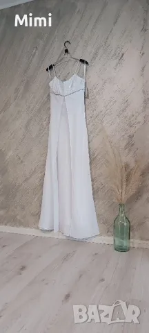 нежна бяла рокля L-XL , снимка 3 - Рокли - 47662666