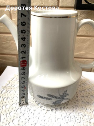 Стар български чайник с маркировка, снимка 6 - Антикварни и старинни предмети - 43156730