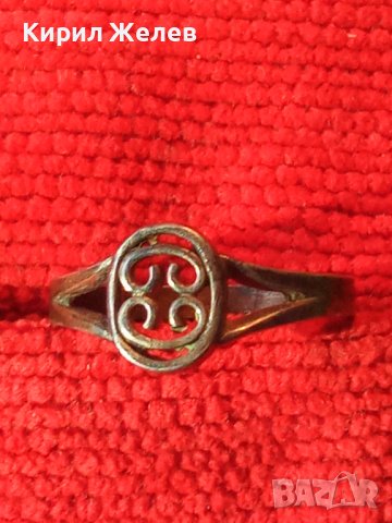 СТАРИНЕН СРЕБЪРЕН ПРЪСТЕН ПАТИНИРАНО СРЕБРО ВИСОКА ПРОБА МАЙСТОРСКА РЪЧНА ИЗРАБОТКА 35025