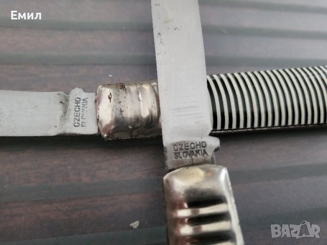 Лот антикварни сгъваеми ножове MIKOV , снимка 5 - Колекции - 43242964