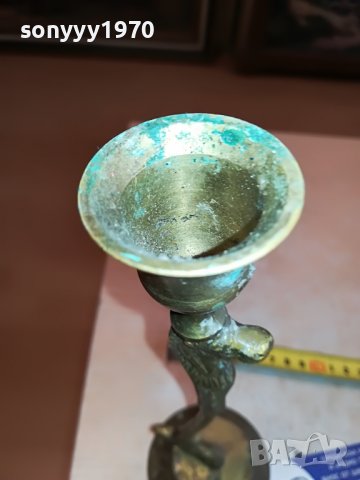 СВЕЩНИК КОН-МЕД МЕСИНГ ВНОС SWISS 2102231634, снимка 10 - Антикварни и старинни предмети - 39755449