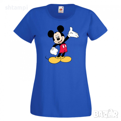 Дамска тениска Mickey Mouse 2 Мини Маус,Микки Маус.Подарък,Изненада,, снимка 2 - Тениски - 36526381