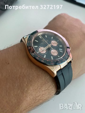 Кварцов часовник PAGANI DESIGN,сапфир,Seiko VK63 механизъм,авт.дата,хронограф,водоустойчив 100 м., снимка 5 - Мъжки - 43676685