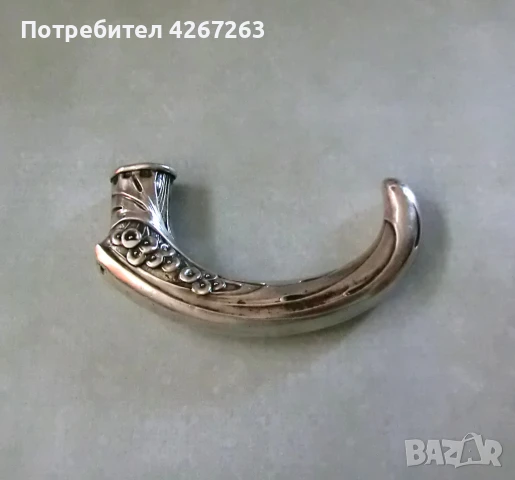 Старинна сребърна дръжка за чадър Art Nouveau / Jugendstil / Liberty, снимка 8 - Антикварни и старинни предмети - 50520768
