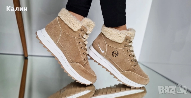 Дамски обувки с топла дебела вата - два цвята - 45 лв., снимка 7 - Дамски боти - 52773433