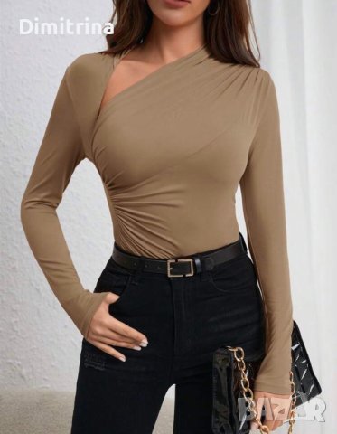 Дамска елегантна блуза, снимка 1 - Блузи с дълъг ръкав и пуловери - 43754858