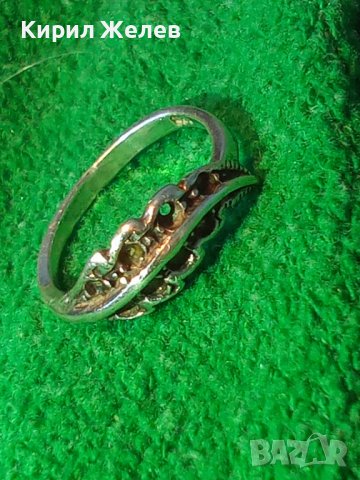 СРЕБЪРЕН ФЛОРАЛЕН ПРЪСТЕН - ЛИСТО СРЕБРО 925 НЕЖЕН и КРАСИВ 22339, снимка 3 - Пръстени - 33004881